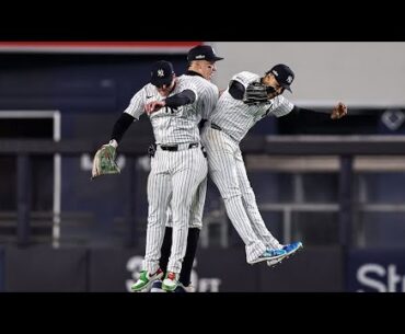 FULL INNING: The Yankees finish off the Guardians to win ALCS Game 1!