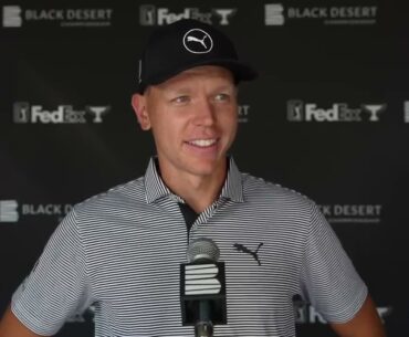 Matti Schmid Friday Flash Interview 2024 Black Desert Championship