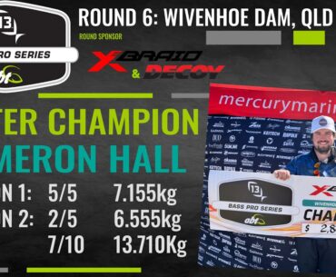 2024 13Fishing BASS Pro Series | XBraid Wivenhoe Boater Champion Cameron Hall