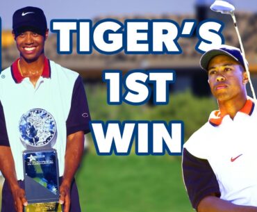 Tiger Woods’ first PGA TOUR victory in 1996 | FULL final round broadcast