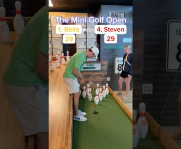 Hole 13, Semi-Finals Match | 1. Bella vs 4. Steven #minigolf