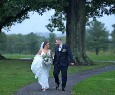 Michaela & Daniel’s Golf Course Wedding Trailer