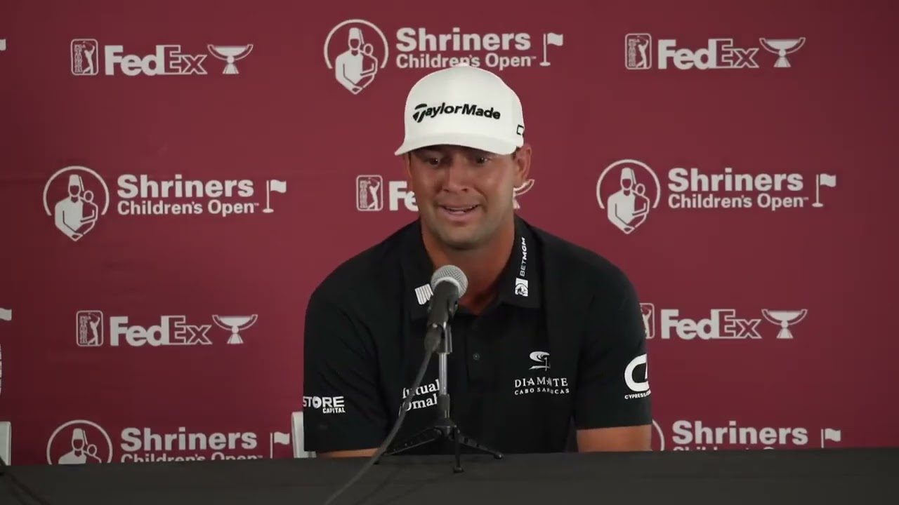 Taylor Montgomery Wednesday Press Conference 2024 Shriners Children’s Open Taylor Montgomery Wednesday Press Conference 2024 Shriners Children's Open