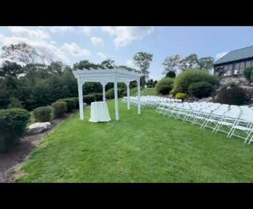 The Overlook Wedding Ceremony Area at Mountain Valley Golf Course