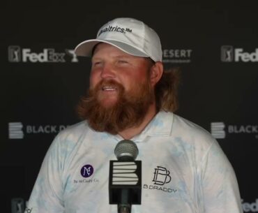 Zac Blair Saturday Flash Interview 2024 Black Desert Championship