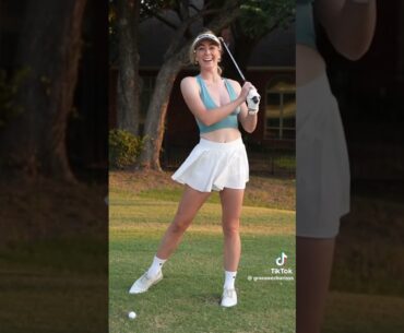 your favourite golf girl #shorts