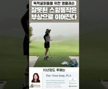 [정쌤의 골프레쓴]잘못된 동작은 부상으로 이어집니다 #golf #pelicanpointegolf #골프 #pelicanhill #golfswing #골프스윙 #pgaclassa