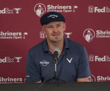 Harry Hall Wednesday Press Conference  2024 Shriners Children's Open