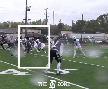 Redford Thurston 2024 DE/TE Echie Kemutambah (Lawrence Tech signee) full highlights vs Redford Union