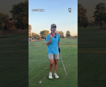 Hole 17 Of BREAKING 90 WITH ONE GOLF CLUB!!