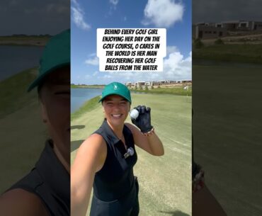 THAT’S WHY YOU INVITE YOUR MAN TO GOLF ⛳️ #golf #golfcouple #golffunny