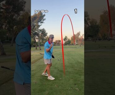 Hole 16 Of BREAKING 90 WITH ONE GOLF CLUB!!