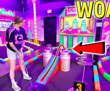 Incredible Homemade Haunted Mini Golf Course!