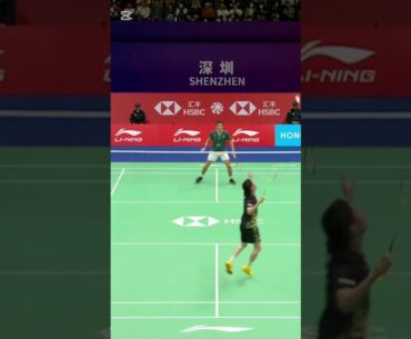 Christo Popov and his amazing shot #badminton #badmintonlovers #badmintonhighlights