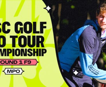 2024 Disc Golf Pro Tour Championship | MPO R1F9 | Buhr, Wysocki, Anttila, Heimburg | JomezPro