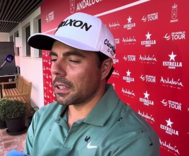 Alex del Rey Entrevista tras su ronda de 69 golpes en el Estrella Damm Andalucía Masters