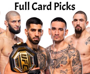 My Full Card Predictions & Breakdown For UFC 308