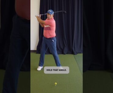 Stop trying to hold the angle in your Golf Swing!