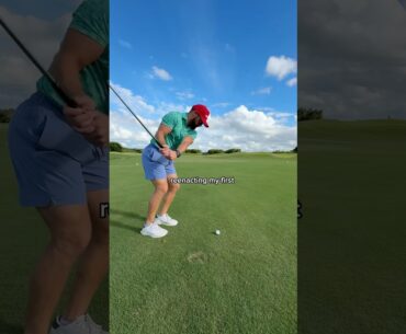 Never even saw the cart girl #camperlife #funny #getreadywithme #golf