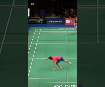 When gymnast plays badminton #badminton #badmintonlovers #badmintonhighlights #badmintoninsight
