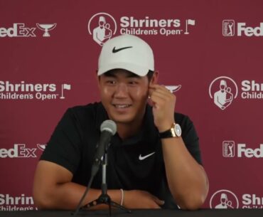 Tom Kim Tuesday Press Conference  2024 Shriners Children's Open