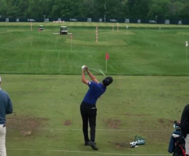 2024 Power Long Hitter Minwoo Lee Range Session & Awesome Swing Motion