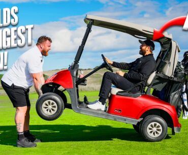 I play golf with the World's STRONGEST man!