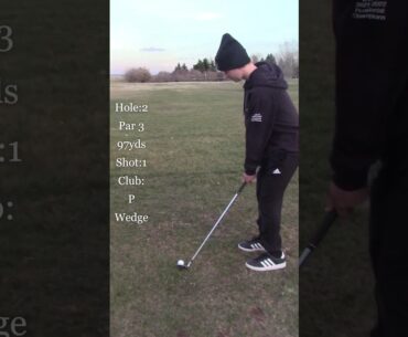 Day 45 - Hole 2 - P Wedge