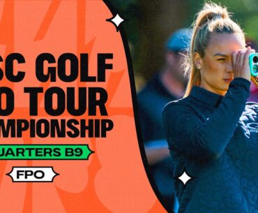 2024 Disc Golf Pro Tour Championship | FPO R2B9 | Tattar, Salonen, Handley, Scoggins | JomezPro