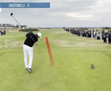 Kills It - 377 yard Drive by Haotong Li to 14 yards from Hole