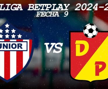 EN VIVO: JUNIOR vs DEPORTIVO PEREIRA -  FECHA 9 - LIGA BETPLAY - 2024-2 (AUDIO)