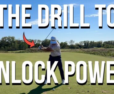Get more POWER in your GOLF SWING with this DRILL