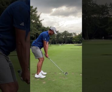 Collin Morikawa was hitting some NASTY flighted fades in Japan. #TaylorMade #golf