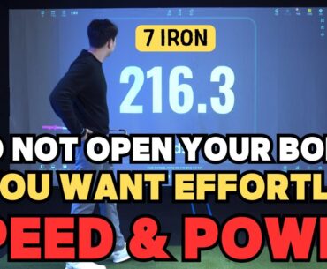 Please do not do this if you want an effortless golf swing!