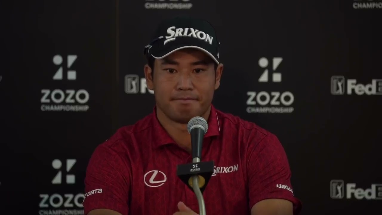 Hideki Matsuyama Tuesday Press Conference 2024 ZOZO Championship © PGA Tour Hideki Matsuyama Tuesday Press Conference 2024 ZOZO Championship © PGA Tour