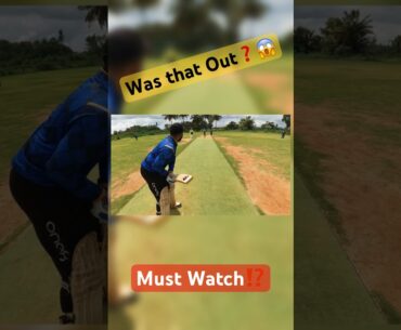 Was that OUT❓ Comments below!! #cricket #cricketlover @aryamanpal01