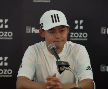 Kaito Onishi Tuesday Press Conference 2024 ZOZO Championship © PGA Tour