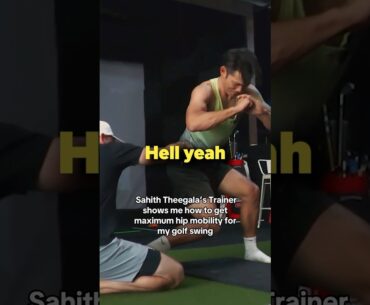 Sahith Theegala’s Trainer shows me how to get maximum hip mobility for my golf swing