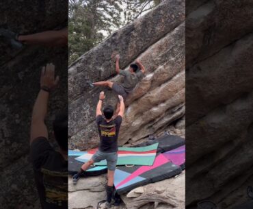 Stone Face Left V4/5 @ Black Mountain