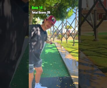 Can I Break A Mini Golf COURSE RECORD?? (Holes 13-15)