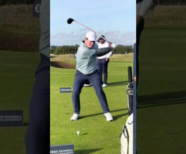 Slow Motion Robert MacIntyre Golf Swing Driver Front on Carnoustie 2024