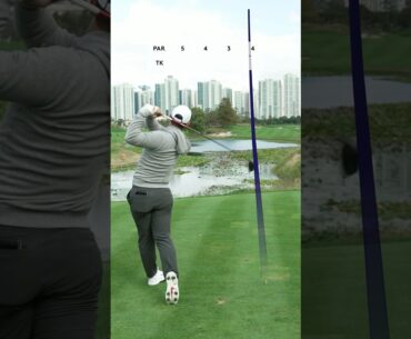 4 holes in 40 seconds with Tom Kim 💪