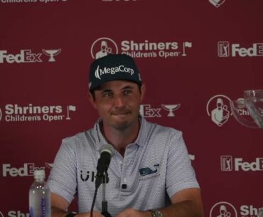 J.T. Poston Sunday Winner Press Conference 2024 Shriners Children's Open