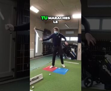 ⬆️ ⬆️ ⬆️ Un Exo pour Mettre de la Force Verticale dans ton Swing et Gagner en Vitesse ! #golflesson