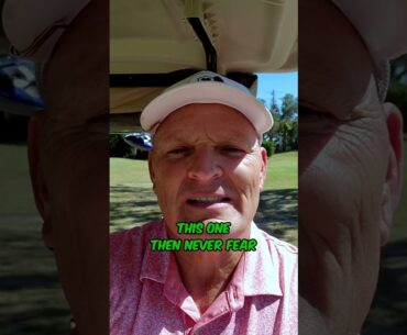 No golf glove holder...no problem...