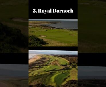 Top Ten CRAZIEST Golf Courses! ⛳  #shorts