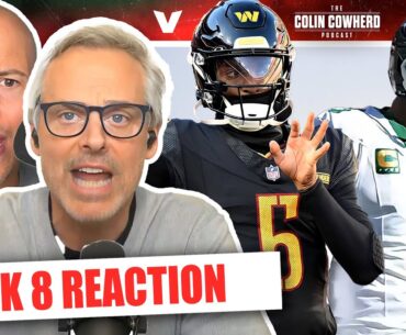 Reaction to Bears-Commanders, Jets-Patriots, Eagles-Bengals, Colts-Texans | Colin Cowherd NFL