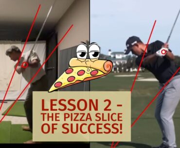 Think of a Pizza Slice for a Perfect Golf Takeaway!
