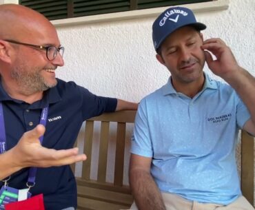 Entrevista con Jorge Campillo tras su ronda de 64 golpes en el Estrella Damm Andalucía Masters