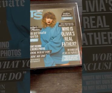It’s amother Taylor Swift sighting! This Reputation sealed magazine with promo CD #taylorswift
